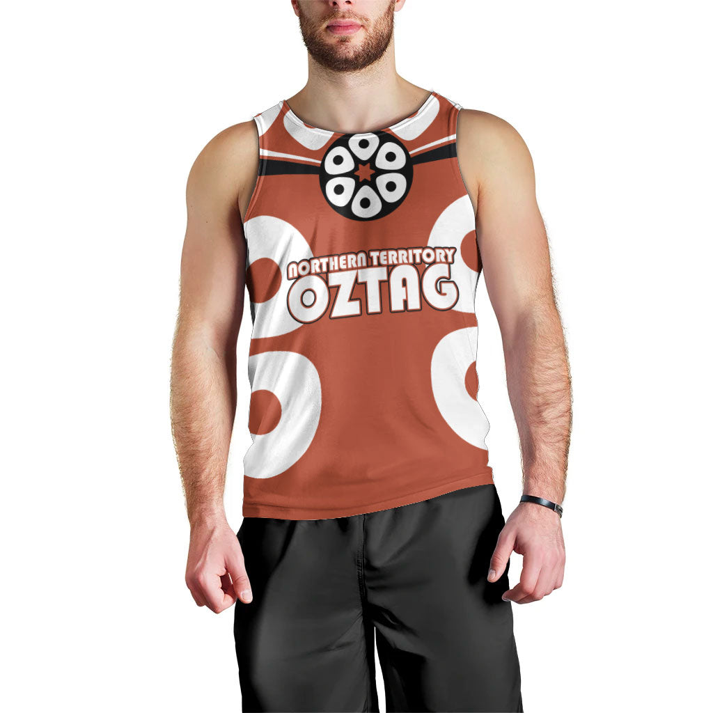 Personalized Northern Territory Oztag Men Tank Top Dynamic Geometric Star Graphic