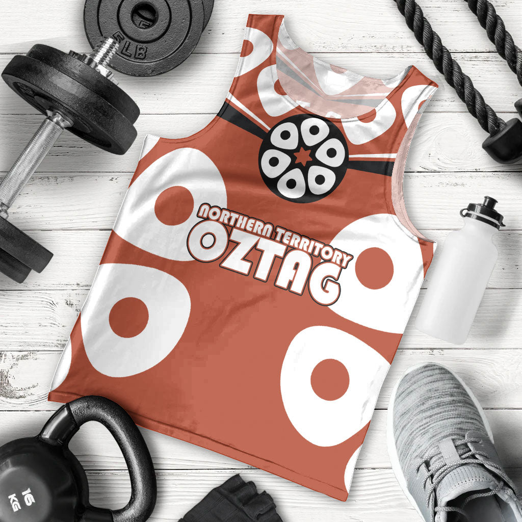 Personalized Northern Territory Oztag Men Tank Top Dynamic Geometric Star Graphic
