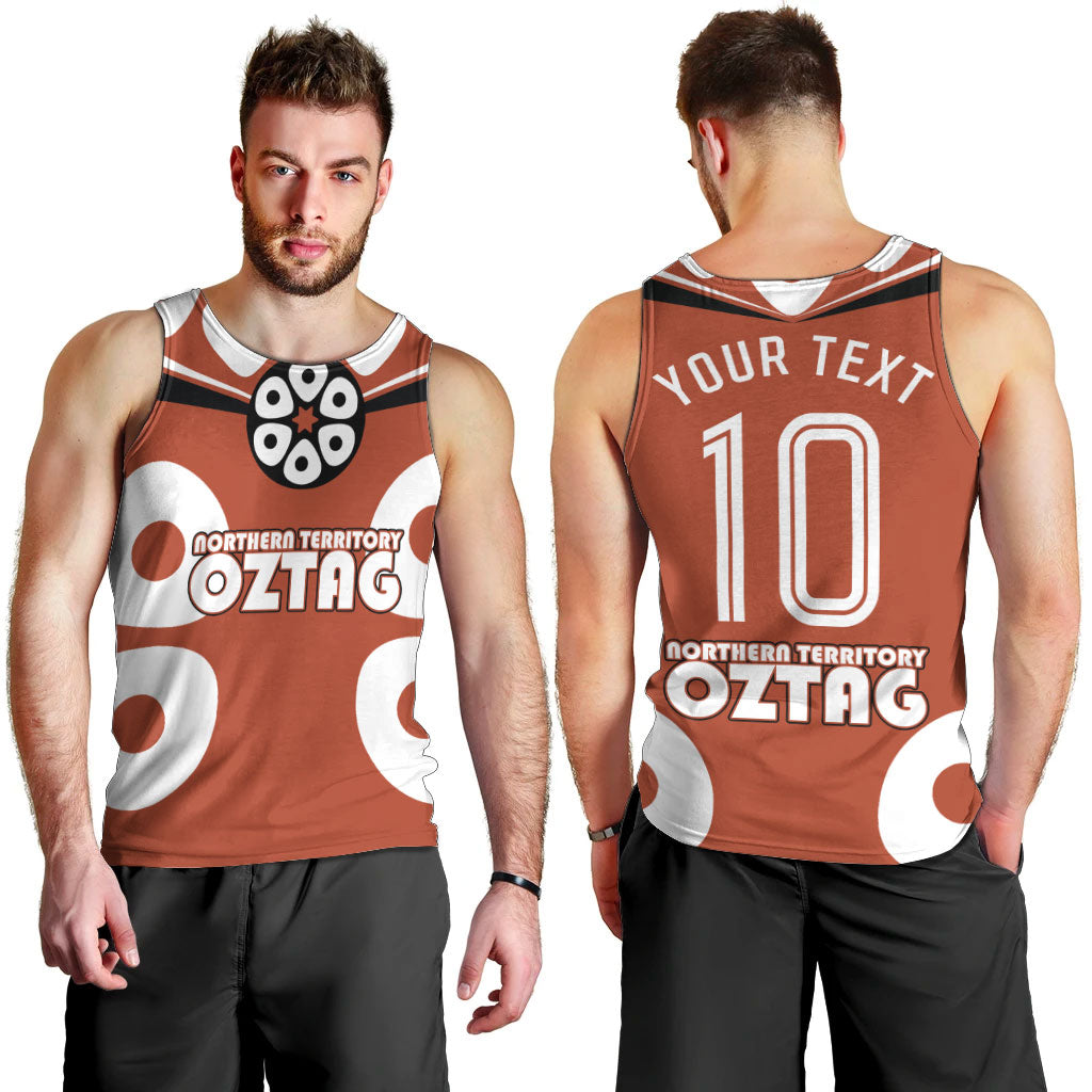 Personalized Northern Territory Oztag Men Tank Top Dynamic Geometric Star Graphic