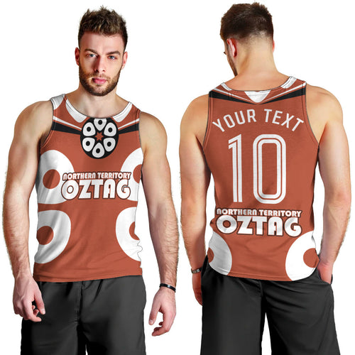 Personalized Northern Territory Oztag Men Tank Top Dynamic Geometric Star Graphic
