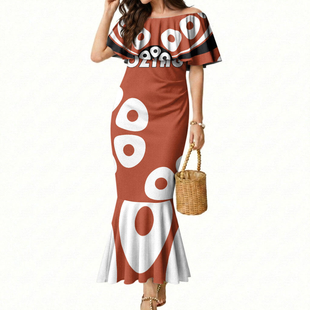 Personalized Northern Territory Oztag Mermaid Dress Dynamic Geometric Star Graphic