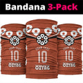 Personalized Northern Territory Oztag Neck Gaiter Dynamic Geometric Star Graphic