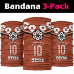 Personalized Northern Territory Oztag Neck Gaiter Dynamic Geometric Star Graphic