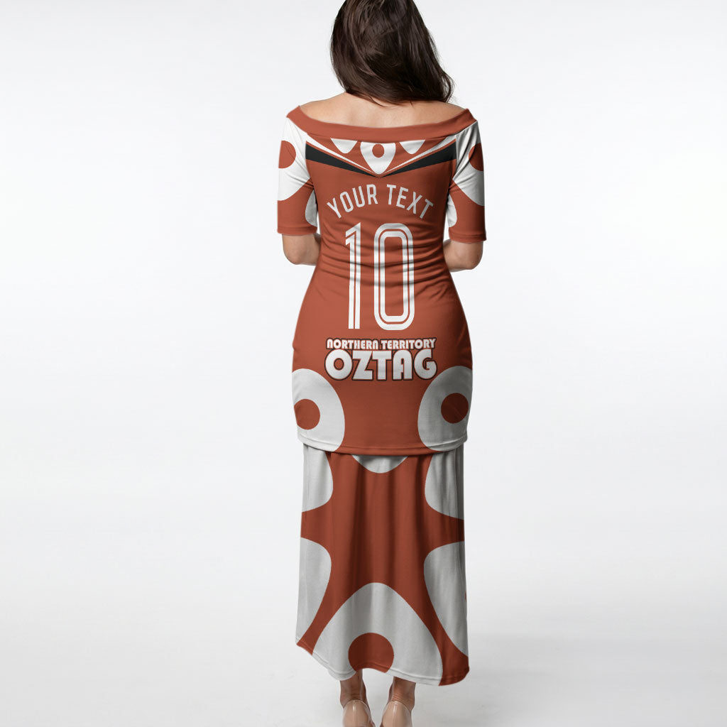 Personalized Northern Territory Oztag Puletasi Dynamic Geometric Star Graphic