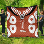 Personalized Northern Territory Oztag Quilt Dynamic Geometric Star Graphic