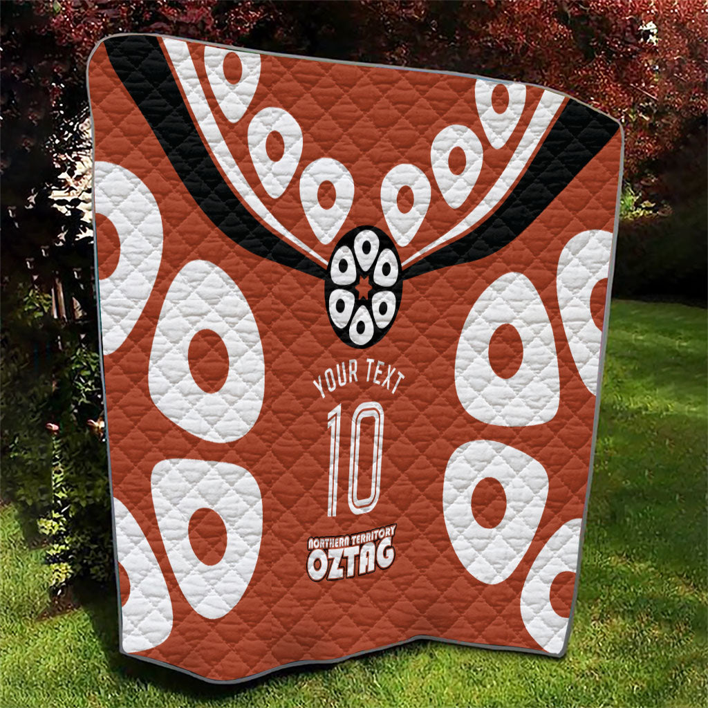 Personalized Northern Territory Oztag Quilt Dynamic Geometric Star Graphic