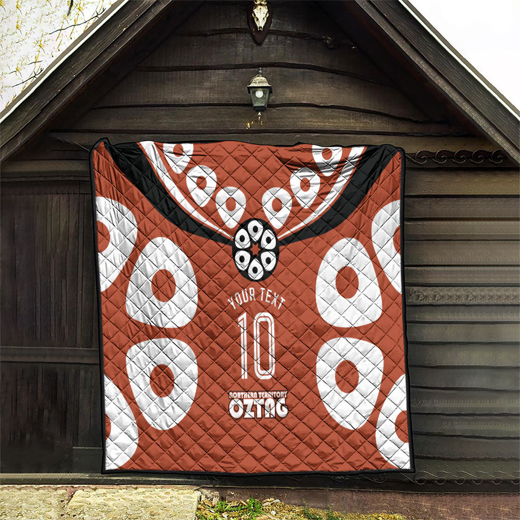 Personalized Northern Territory Oztag Quilt Dynamic Geometric Star Graphic