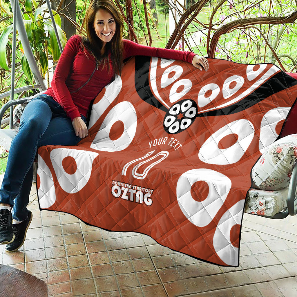 Personalized Northern Territory Oztag Quilt Dynamic Geometric Star Graphic