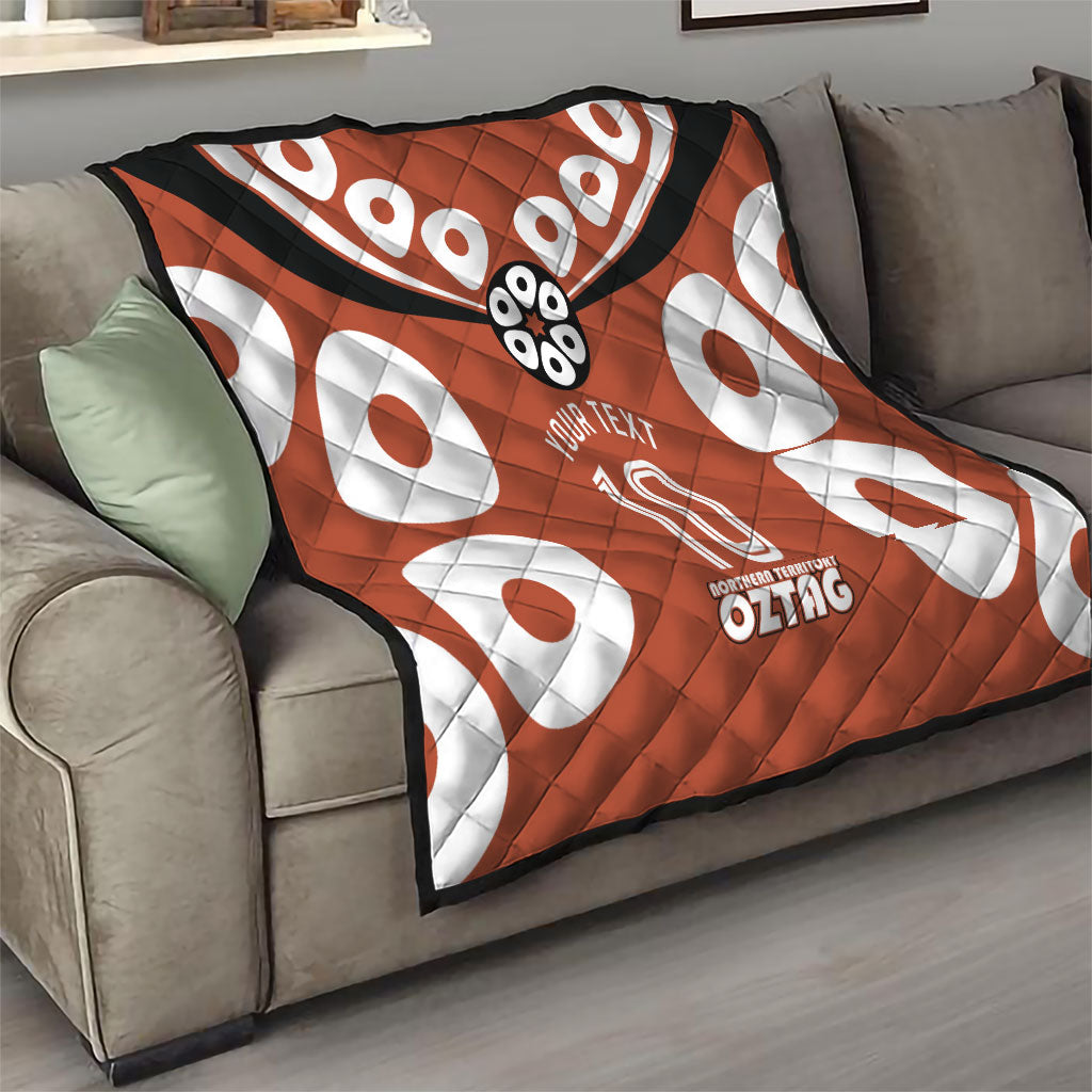 Personalized Northern Territory Oztag Quilt Dynamic Geometric Star Graphic