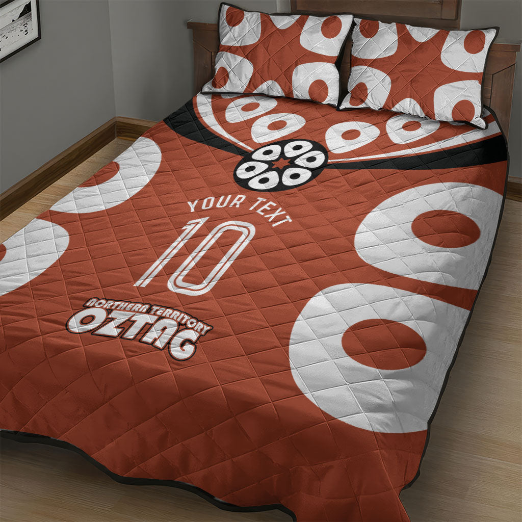 Personalized Northern Territory Oztag Quilt Bed Set Dynamic Geometric Star Graphic
