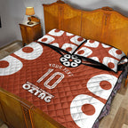Personalized Northern Territory Oztag Quilt Bed Set Dynamic Geometric Star Graphic