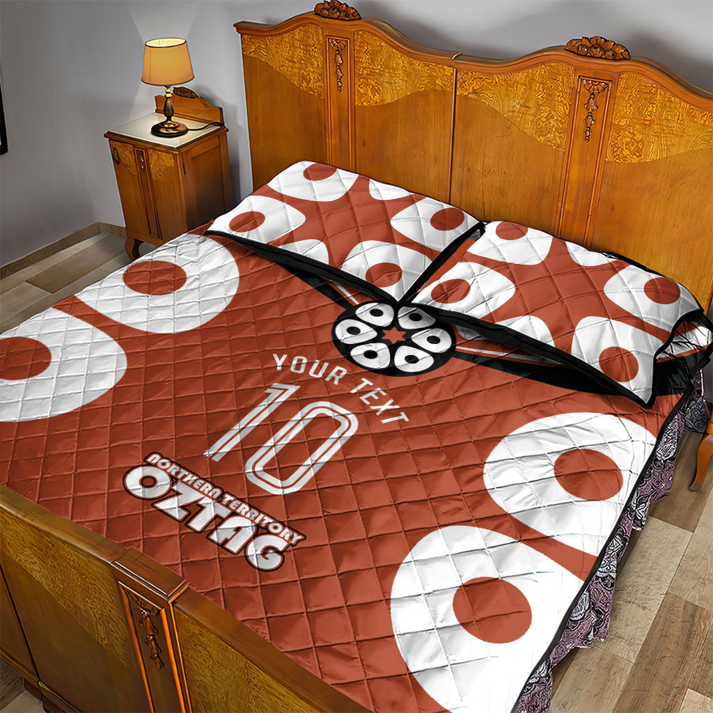 Personalized Northern Territory Oztag Quilt Bed Set Dynamic Geometric Star Graphic