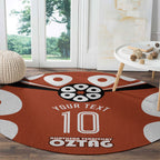 Personalized Northern Territory Oztag Round Carpet Dynamic Geometric Star Graphic