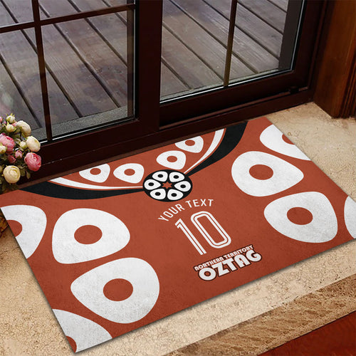 Personalized Northern Territory Oztag Rubber Doormat Dynamic Geometric Star Graphic