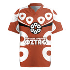 Personalized Northern Territory Oztag Rugby Jersey Dynamic Geometric Star Graphic