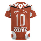 Personalized Northern Territory Oztag Rugby Jersey Dynamic Geometric Star Graphic
