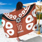 Personalized Northern Territory Oztag Sarong Dynamic Geometric Star Graphic