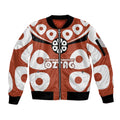 Personalized Northern Territory Oztag Sleeve Zip Bomber Jacket Dynamic Geometric Star Graphic