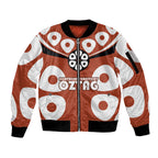Personalized Northern Territory Oztag Sleeve Zip Bomber Jacket Dynamic Geometric Star Graphic