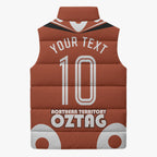 Personalized Northern Territory Oztag Sleeveless Puffer Jacket Dynamic Geometric Star Graphic