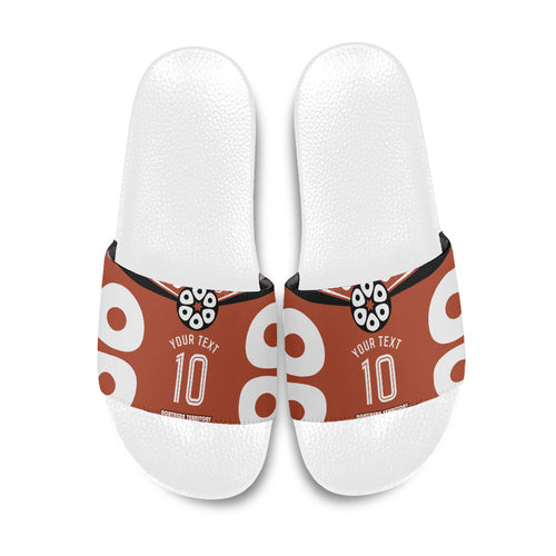 Personalized Northern Territory Oztag Slide Sandals Dynamic Geometric Star Graphic