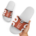 Personalized Northern Territory Oztag Slide Sandals Dynamic Geometric Star Graphic