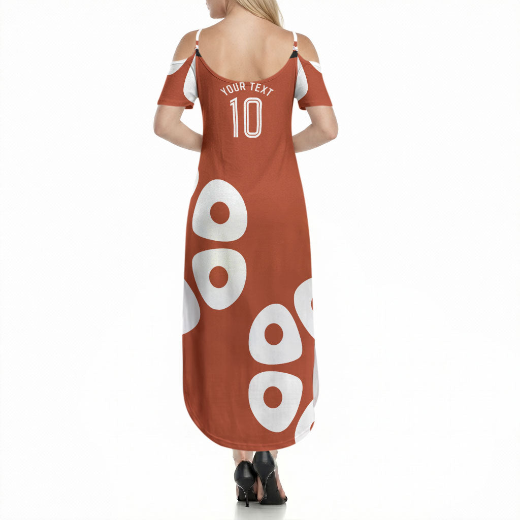 Personalized Northern Territory Oztag Summer Maxi Dress Dynamic Geometric Star Graphic