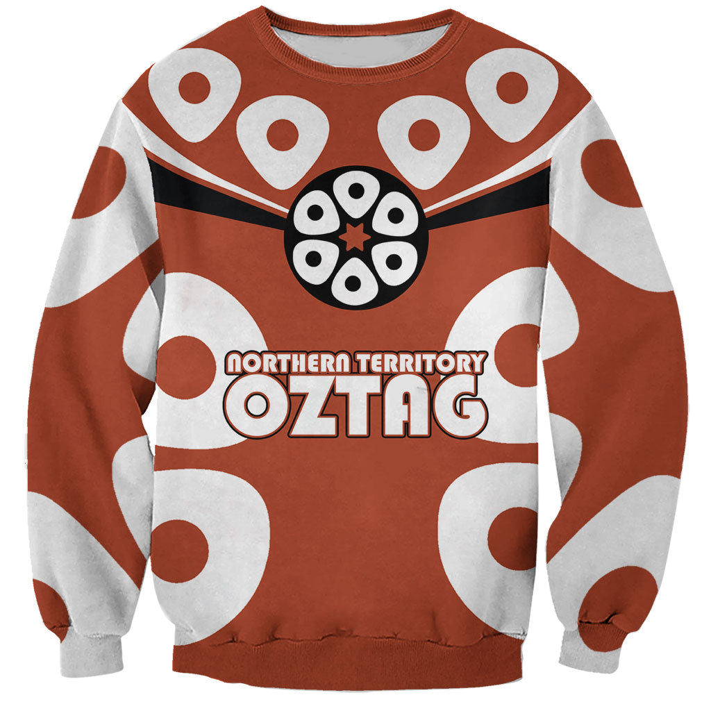 Personalized Northern Territory Oztag Sweatshirt Dynamic Geometric Star Graphic