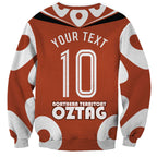 Personalized Northern Territory Oztag Sweatshirt Dynamic Geometric Star Graphic