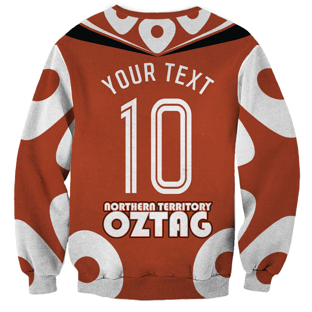 Personalized Northern Territory Oztag Sweatshirt Dynamic Geometric Star Graphic