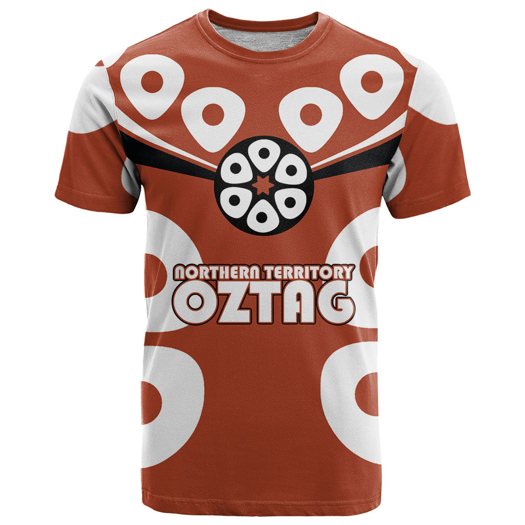 Personalized Northern Territory Oztag T Shirt Dynamic Geometric Star Graphic