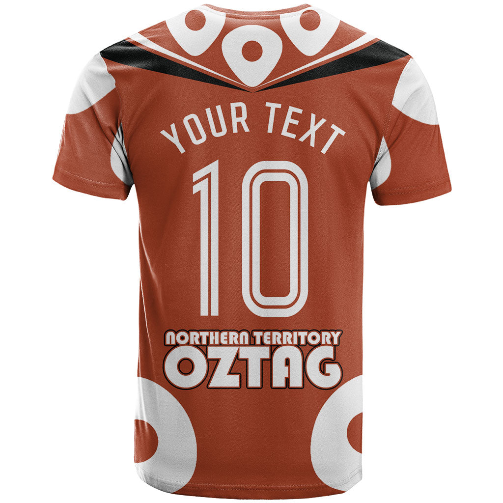 Personalized Northern Territory Oztag T Shirt Dynamic Geometric Star Graphic