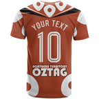 Personalized Northern Territory Oztag T Shirt Dynamic Geometric Star Graphic