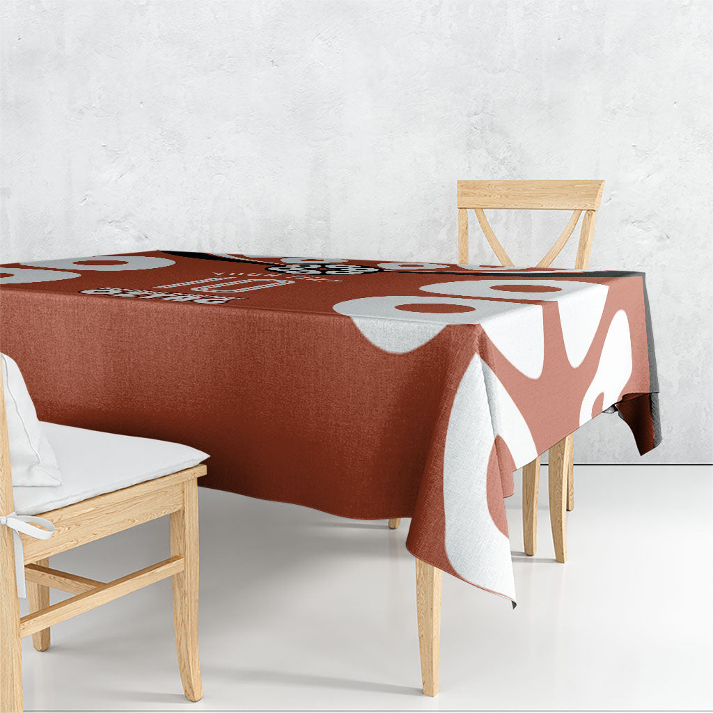 Personalized Northern Territory Oztag Tablecloth Dynamic Geometric Star Graphic