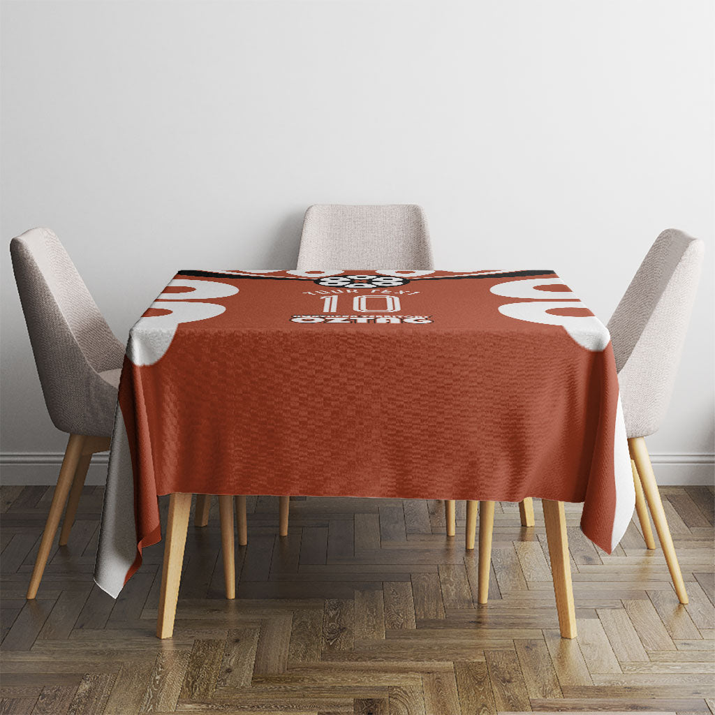 Personalized Northern Territory Oztag Tablecloth Dynamic Geometric Star Graphic