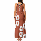 Personalized Northern Territory Oztag Tank Maxi Dress Dynamic Geometric Star Graphic