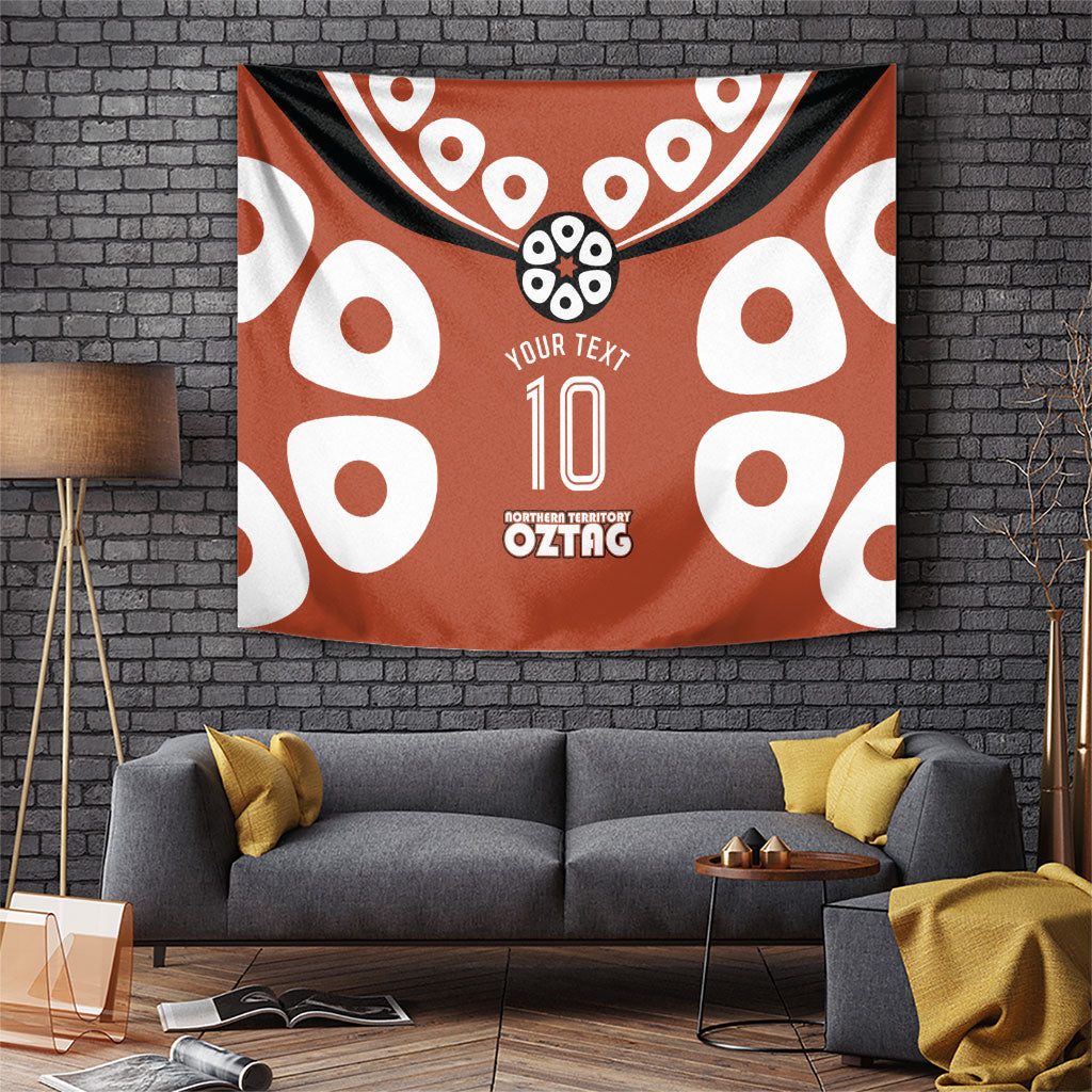 Personalized Northern Territory Oztag Tapestry Dynamic Geometric Star Graphic