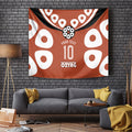 Personalized Northern Territory Oztag Tapestry Dynamic Geometric Star Graphic