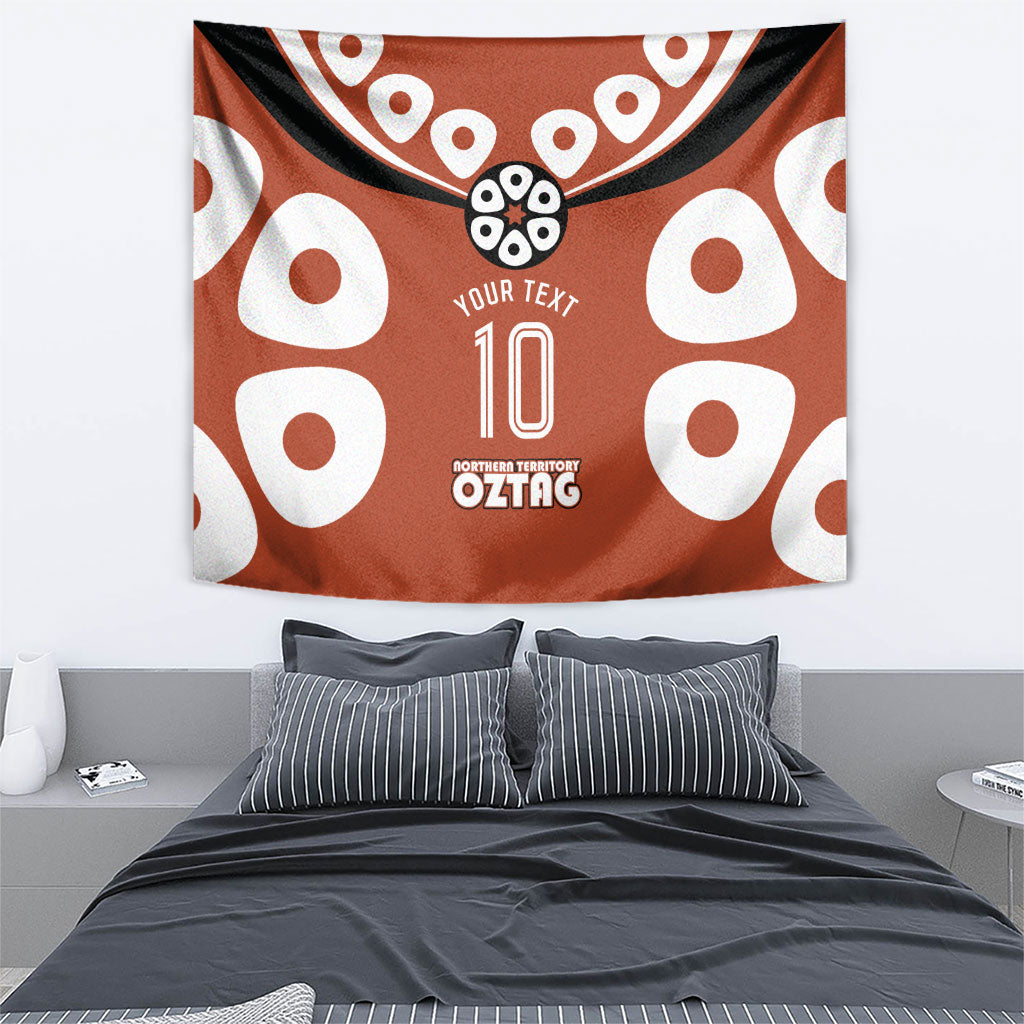 Personalized Northern Territory Oztag Tapestry Dynamic Geometric Star Graphic