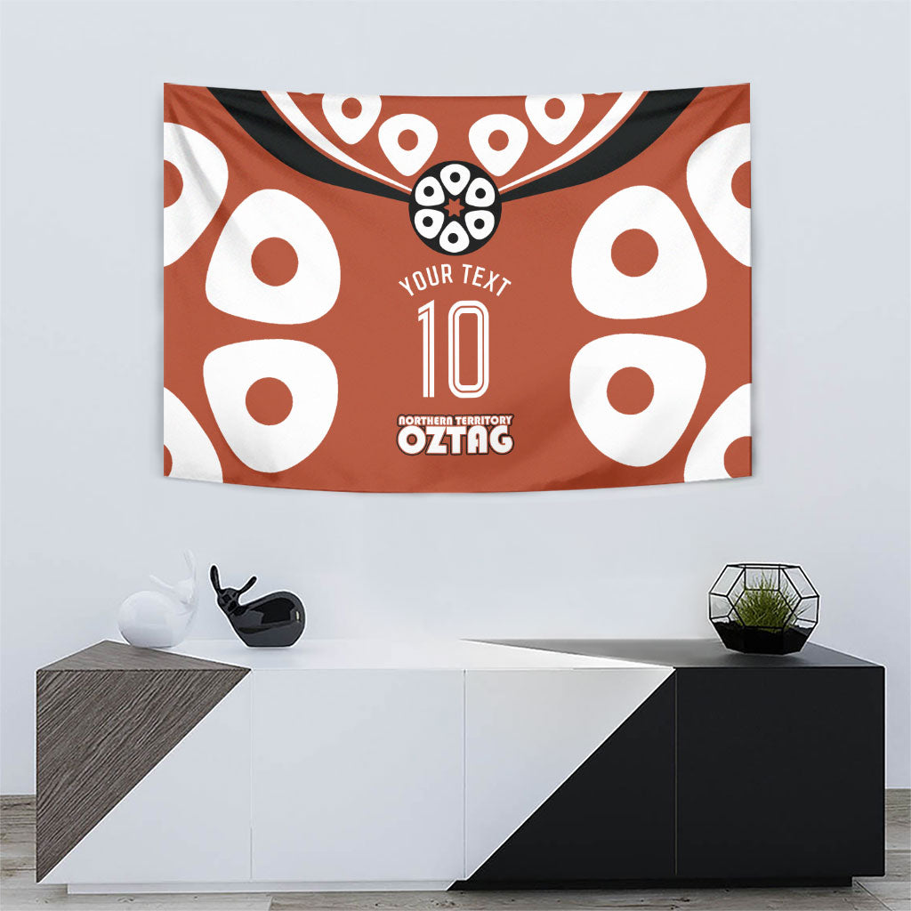 Personalized Northern Territory Oztag Tapestry Dynamic Geometric Star Graphic