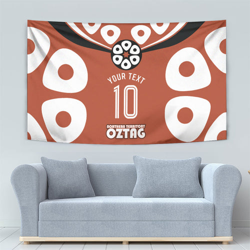 Personalized Northern Territory Oztag Tapestry Dynamic Geometric Star Graphic