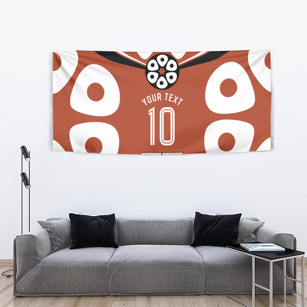 Personalized Northern Territory Oztag Tapestry Dynamic Geometric Star Graphic