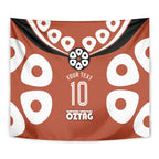 Personalized Northern Territory Oztag Tapestry Dynamic Geometric Star Graphic