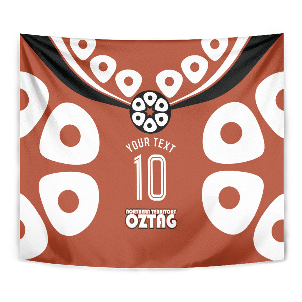 Personalized Northern Territory Oztag Tapestry Dynamic Geometric Star Graphic