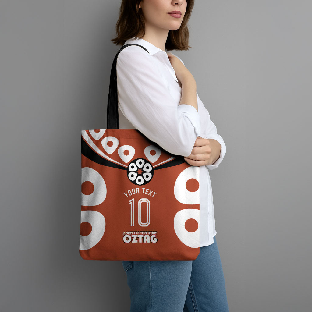 Personalized Northern Territory Oztag Tote Bag Dynamic Geometric Star Graphic