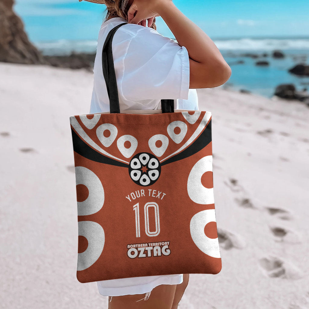Personalized Northern Territory Oztag Tote Bag Dynamic Geometric Star Graphic