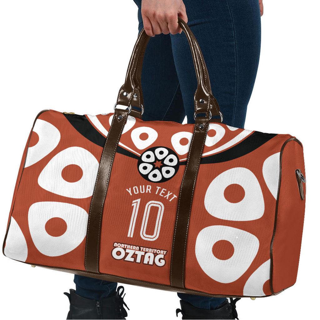 Personalized Northern Territory Oztag Travel Bag Dynamic Geometric Star Graphic