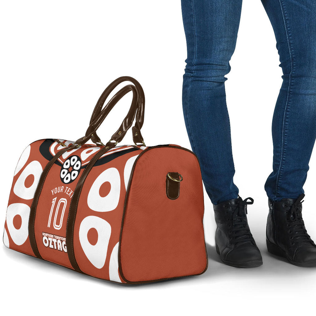 Personalized Northern Territory Oztag Travel Bag Dynamic Geometric Star Graphic