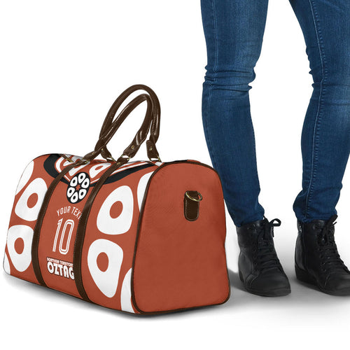 Personalized Northern Territory Oztag Travel Bag Dynamic Geometric Star Graphic