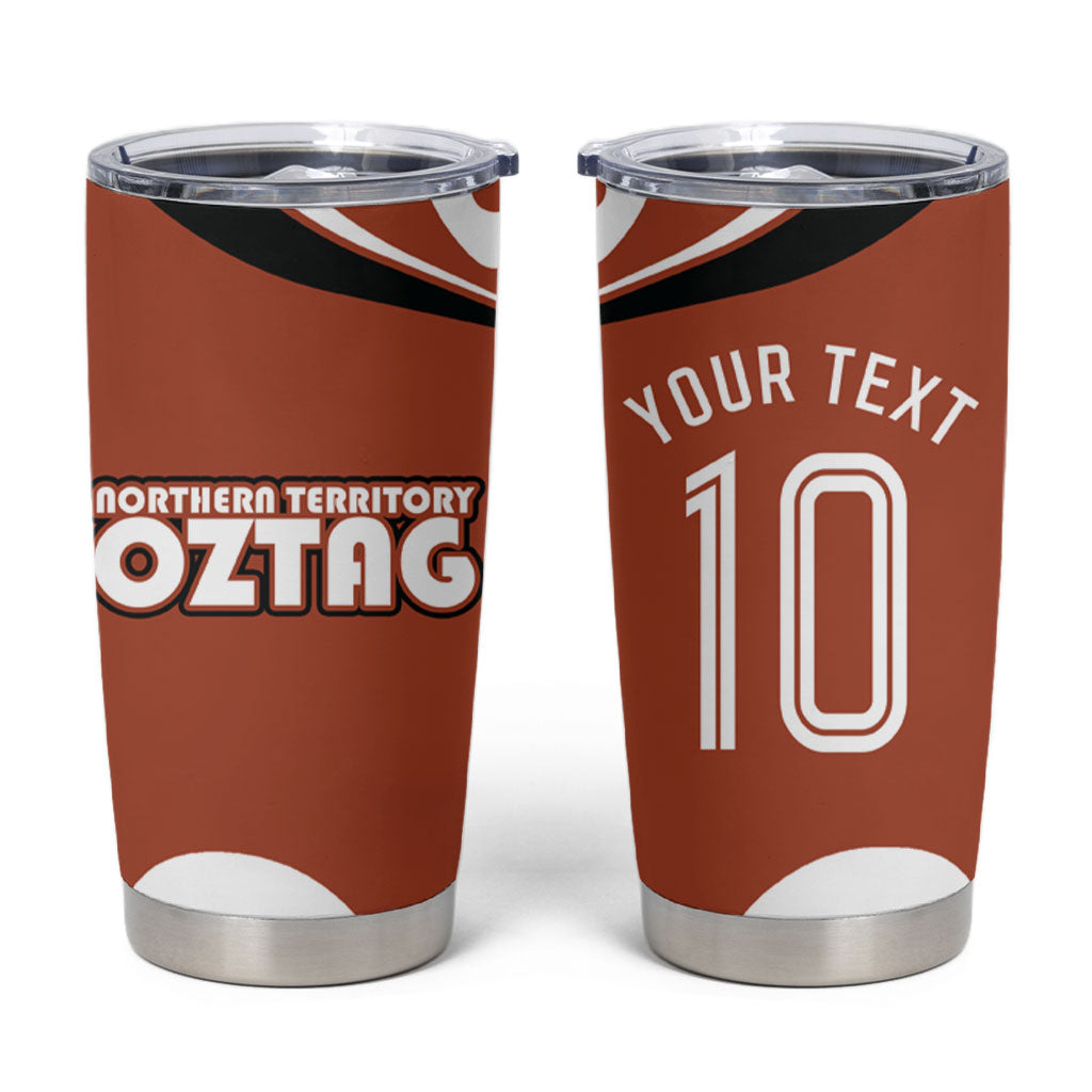 Personalized Northern Territory Oztag Tumbler Cup Dynamic Geometric Star Graphic